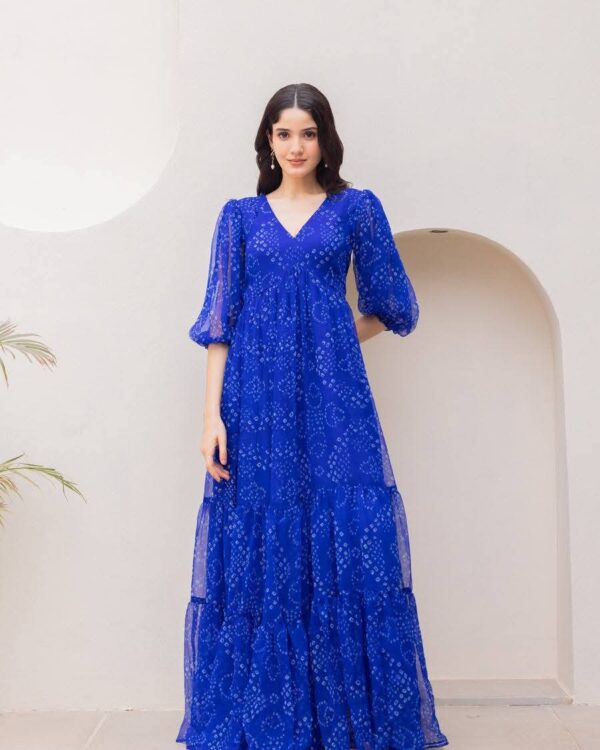 Premium Chiffon Georgette Flowy Dress - Image 6