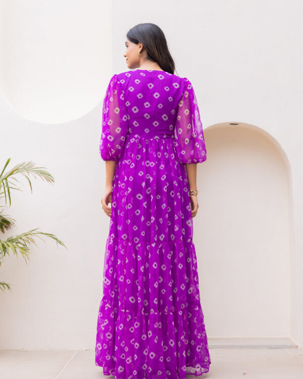 Premium Chiffon Georgette Flowy Dress - Image 5